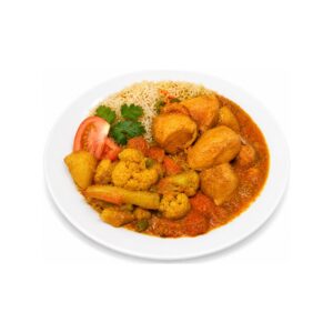 Cauliflower Chicken Curry & Rice