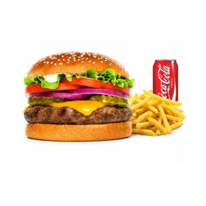 Cheese Burger + Fries + Soda