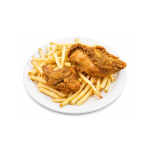 2 Pcs Fried Chicken + French Fries + Soda