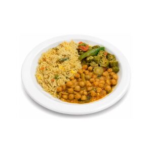 Chickpeas, Okra & Rice