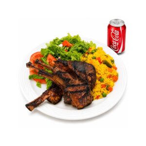 NY Sirloin Steak + Salad + French Fries + Soda