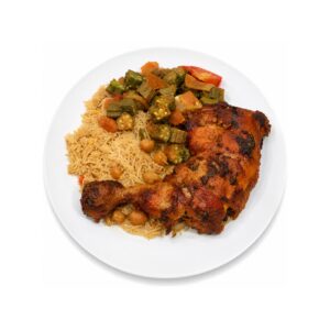Tandoori Chicken Okra & Rice