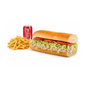 Tuna Salad Sandwich, Lettuce & Tomato + Fries & Soda